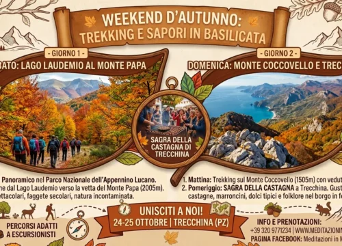 Weekend d’autunno in Basilicata: trekking a Monte Papa e sagra della castagna a Trecchina