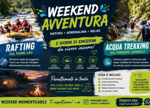 Weekend rafting ed acqua trekking sul fiume Lao